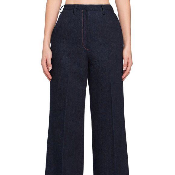 Roberto Cavalli High-Rise Wide Leg Jeans US 10 - Picture 2 of 6